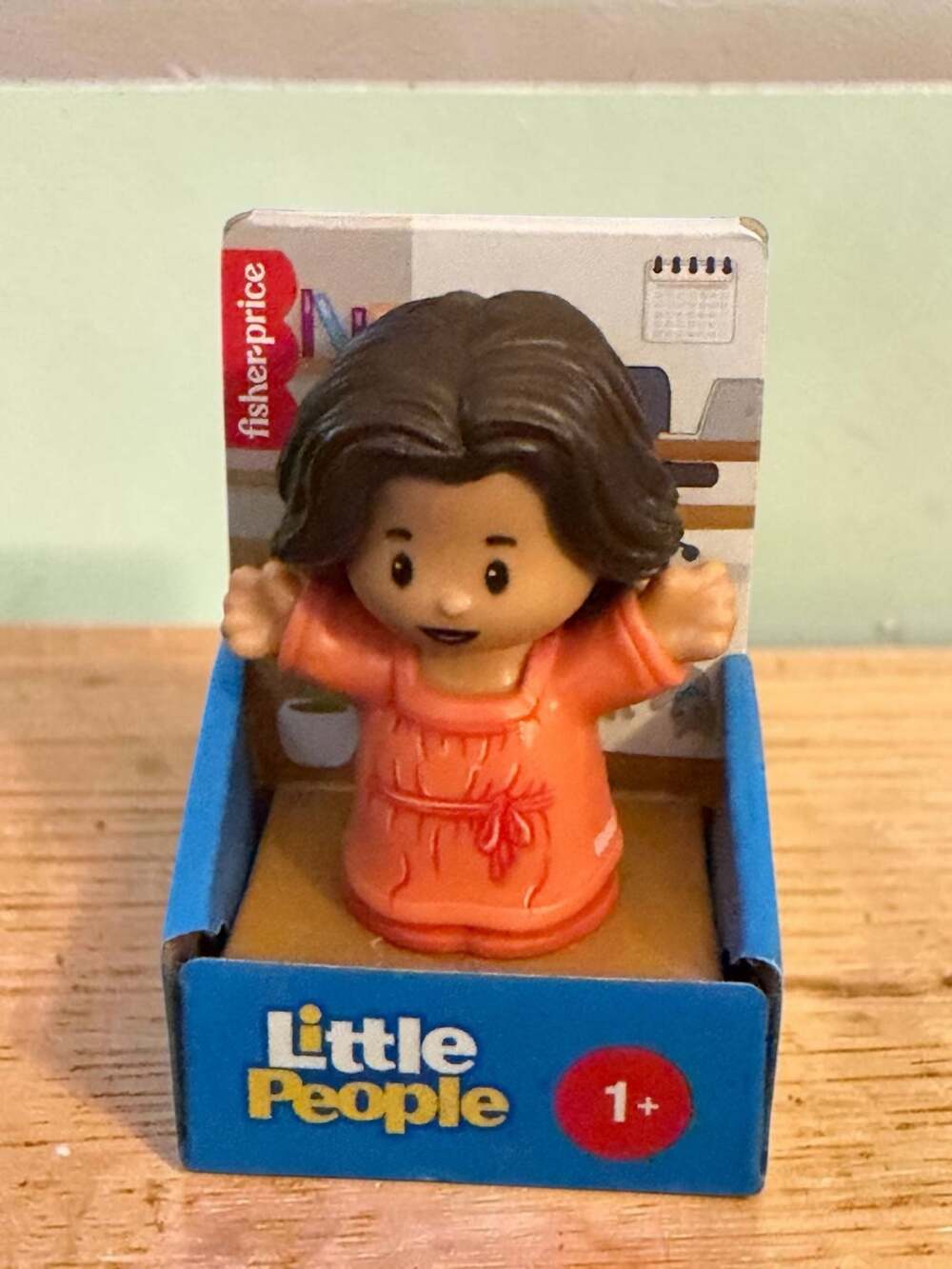 Fisher-Price Little People Mom Figure in Orange Dress